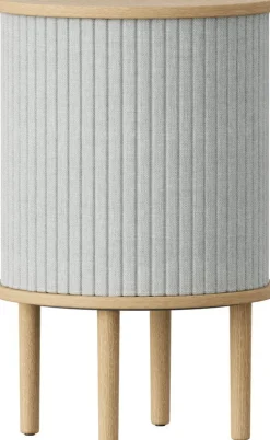 Table d'appoint en chêne naturel gris clair 59,3 x 38 cm Audacious - UMAGE