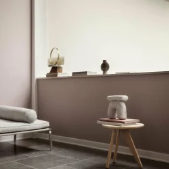 Table d'appoint en chêne naturel massif noire Fin - NORR11