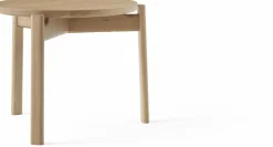 Table d'appoint en chêne naturel 60 x 43 cm Passage - Audo