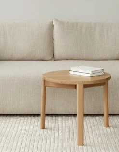 Table d'appoint en chêne naturel 60 x 43 cm Passage - Audo