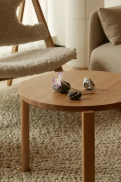 Table d'appoint en chêne naturel 60 x 43 cm Passage - Audo
