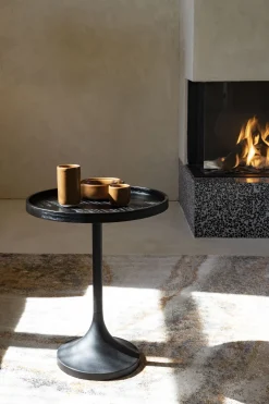 Table d'appoint en chêne noir 46x55,7cm Jason - Zuiver