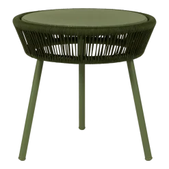 Table d'appoint en corde vert 51 x 51 cm Loop - Vincent Sheppard