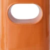 Table d'appoint en faïence orange 26x36x39cm Space - HKliving