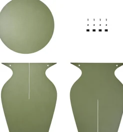Table d'appoint en fer vert 35 x 45 cm Urna - Broste Copenhagen