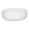 Table d'appoint en fibre d'argile blanche 68x53X28cm Pebble - Pomax