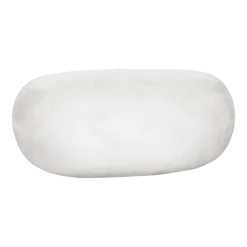 Table d'appoint en fibre d'argile blanche 68x53X28cm Pebble - Pomax