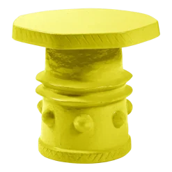 Table d'appoint en grès jaune 40x39x37cm Clara - Serax
