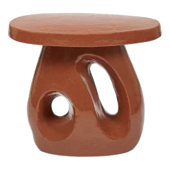 Table d'appoint en grès rust 52x37x45cm Amé - Serax