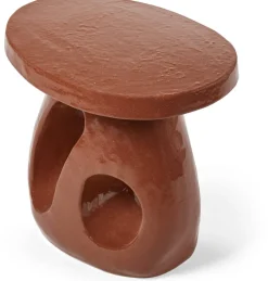 Table d'appoint en grès rust 52x37x45cm Amé - Serax