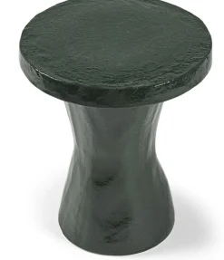 Table d'appoint en grès vert foncé 40x49cm Caro - Serax
