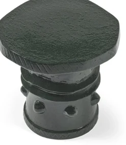 Table d'appoint en grès vert foncé 40x39x37cm Clara - Serax