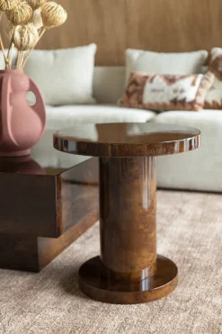 Table d'appoint en hêtre 46x51cm Quin - Dutchbone