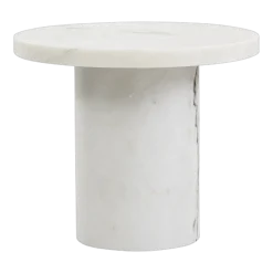 Table d'appoint en marbre blanc 33 x 39 cm Sintra - Frama