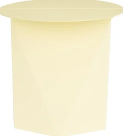 Table d'appoint en métal jaune pâle 45x40cm Foldy - Zuiver