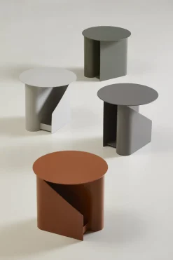 Table d’appoint en métal orange brûlé 36x40cm Sentrum - Woud