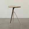 Table d'appoint en noyer massif 60 cm Umanoff - Audo