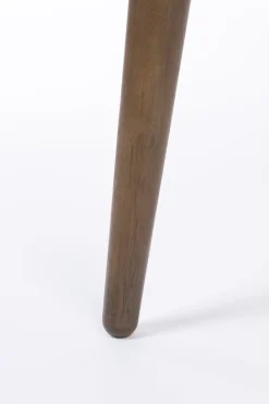 Table d'appoint en noyer naturel 59cm Barbier - Zuiver