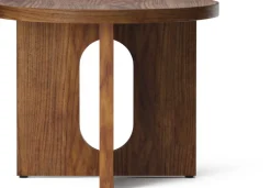 Table d'appoint en noyer 40 x 50 cm Androgyne - Audo