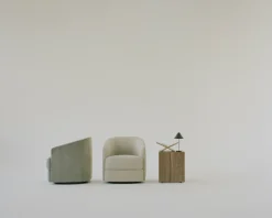 Table d'appoint en noyer 40 x 40 cm Mass - New works