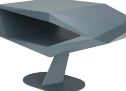 Table d'appoint en résine et fer noir 60x40x40cm North - Zuiver