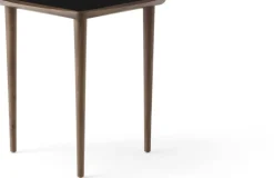 Table d'appoint gigogne en noyer noir Umanoff - Audo