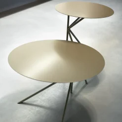 Table d'appoint gris clair Twin Alto - Meme Design