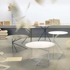 Table d'appoint gris clair Twin Alto - Meme Design