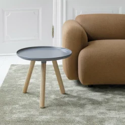 Table d'appoint grise et frêne L Tablo Grey - Normann Copenhagen