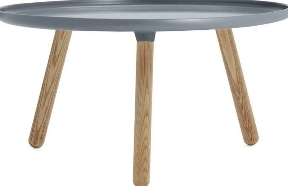 Table d'appoint grise et frêne L Tablo Grey - Normann Copenhagen