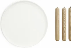 Table d'appoint grise et frêne L Tablo Grey - Normann Copenhagen