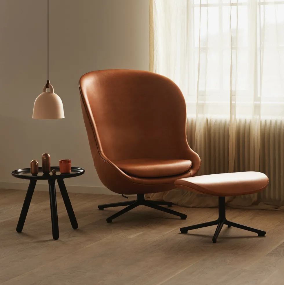 Table d'appoint grise et frêne L Tablo Grey - Normann Copenhagen