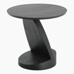 Table d'appoint noire en teck Oblic - Ethnicraft Accessories