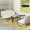 Table d'appoint noire en verre et acier Lug noir - Normann Copenhagen