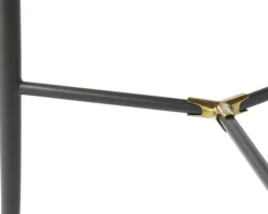 Table d'appoint noire en verre et acier Lug noir - Normann Copenhagen