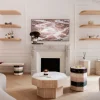 Table d'appoint octogonale en travertin et onyx blanc 39x50cm Gisou - Studio Gaïa