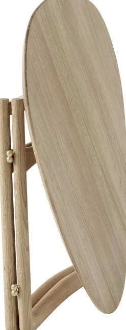 Table d'appoint pliable en chêne marron Drop Leaf HM5 - &tradition
