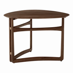 Table d'appoint pliable en chêne marron Drop Leaf HM5 - &tradition