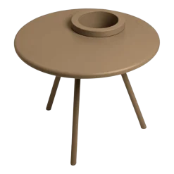 Table d'appoint pot de fleur intégré marron Bakkes - Fatboy