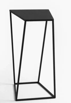 Table d'appoint rectangulaire en métal noir Zak - Custom Form