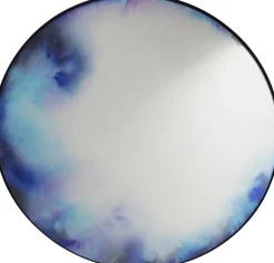 Table d'appoint ronde aquarelle bleu et violet 40 Francis - Petite Friture