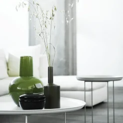 Table d'appoint ronde en acier blanc 45 cm Duke - NORR11