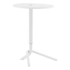 Table d'appoint ronde en bois et acier blanc 45cm Lift - Normann Copenhagen
