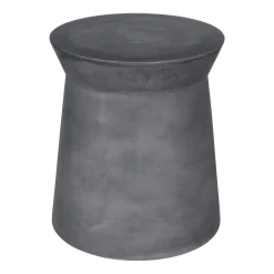 Table d'appoint ronde en fibre d'argile gris charbon 40x46cm Fiber - Broste Copenhagen