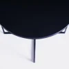 Table d'appoint ronde en métal bleu marinne 50cm Niko - Custom Form