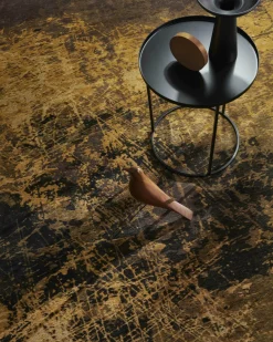 Table d'appoint ronde en métal rouge 43 cm Costance Vassoio - Meme Design