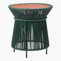 Table d'appoint verte et marron Caribe - Ames