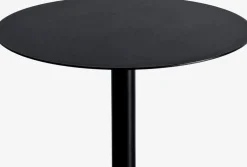 Table de bistro ronde noire Donut - Lyon Béton