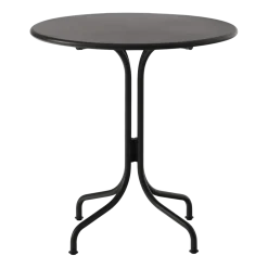 Table de café ronde en acier noir 70 cm Thorvald SC96 - &tradition