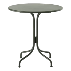 Table de café ronde en acier vert bronze 70 cm Thorvald SC96 - &tradition